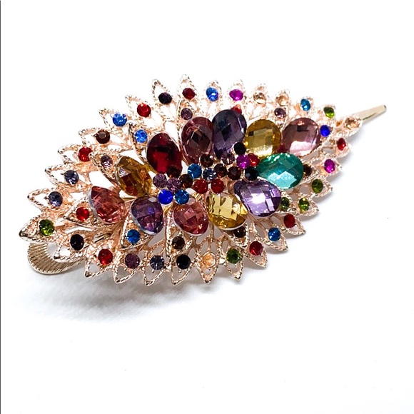 Rainbow Rose Gold Large Hair Clio - Picture 2 of 6